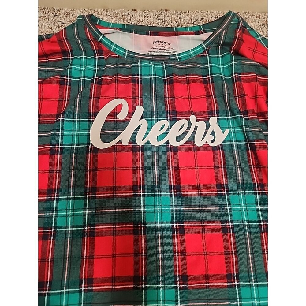 Christmas Cheers, Pajamas Shirt, and‎ Pants Size XL - Picture 2 of 5